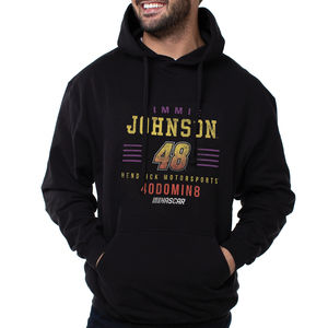 NASCAR Hooded Sweatshirt - Jimmie Johnson - 2 Black by DelSol-1 Pc